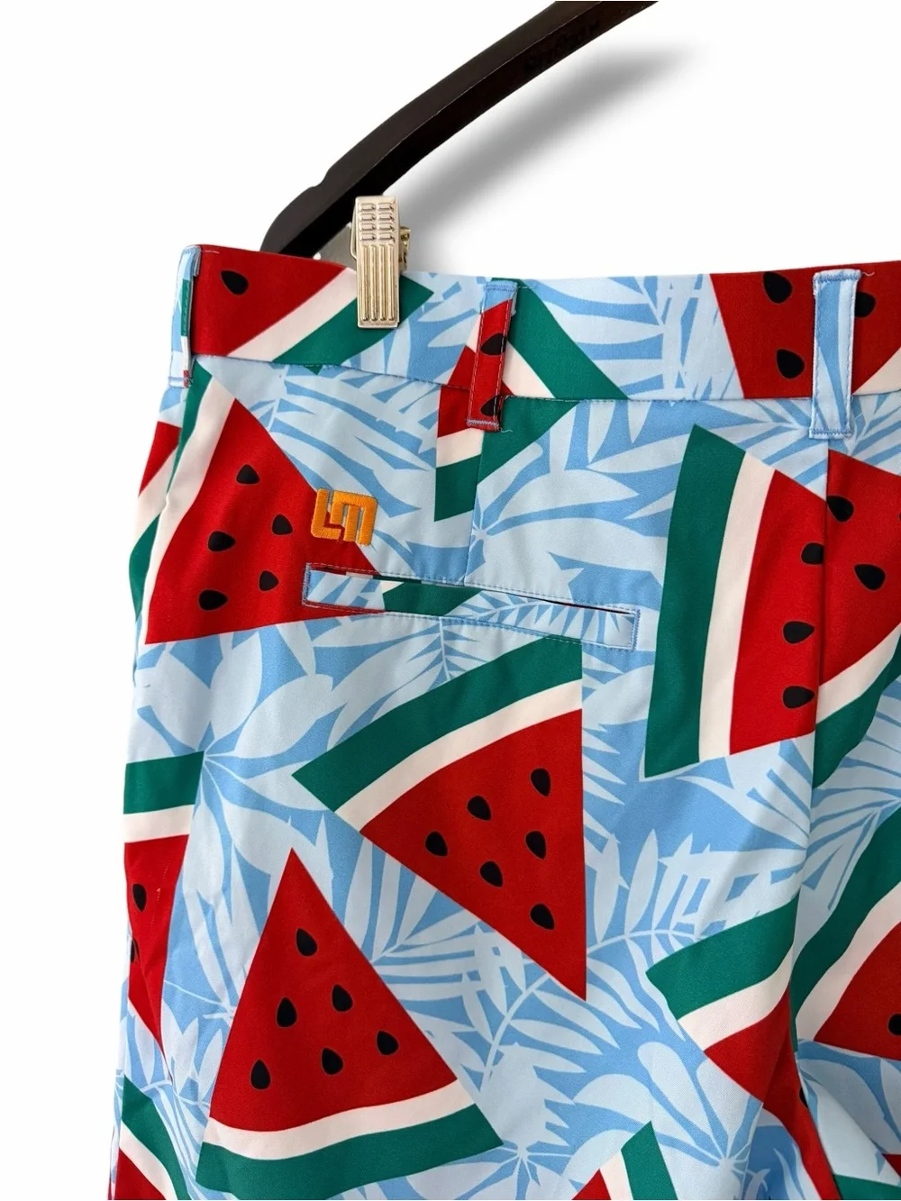 Loudmouth Men's Watermelon Print Shorts Golf Funny 4th of July Vacation Size 36